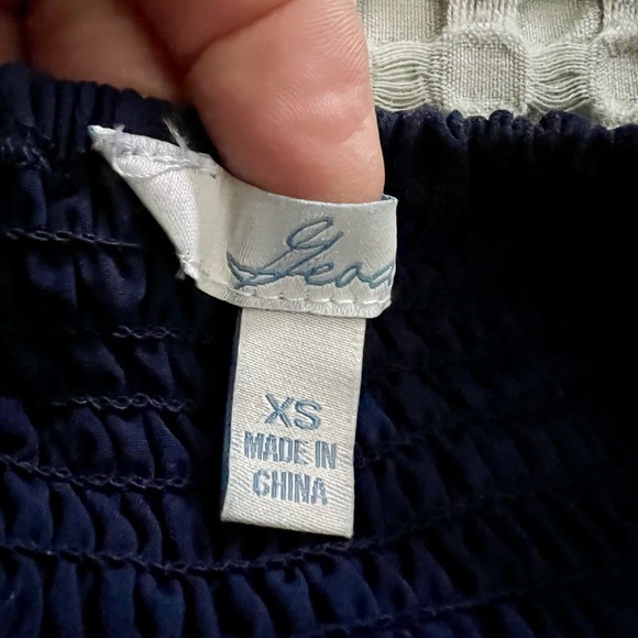 XS Dark Navy Blue Party/Bridesmaid/Prom Knee-Length w/built in bra - Picture 6 of 8